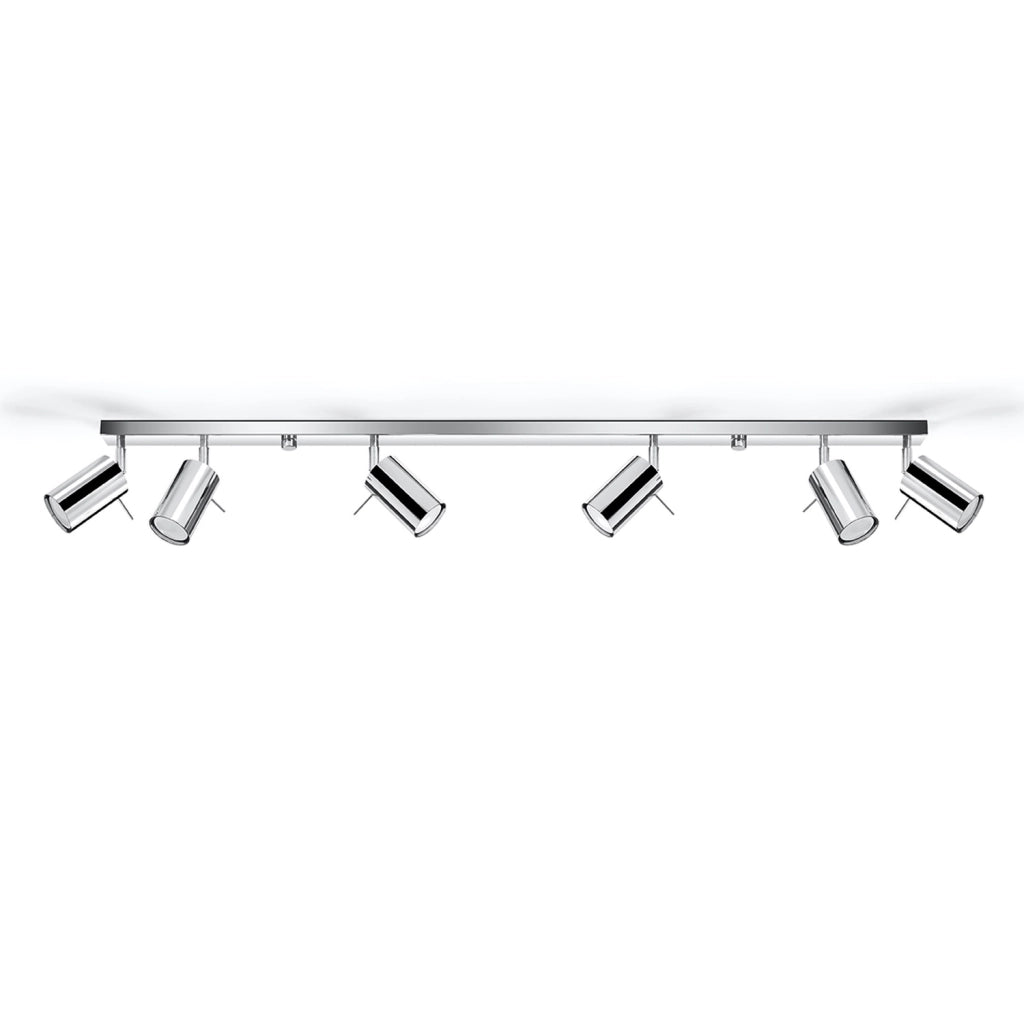 Plafoniera a barra TORQUE 6 luci cromo GU10 Pure Lume