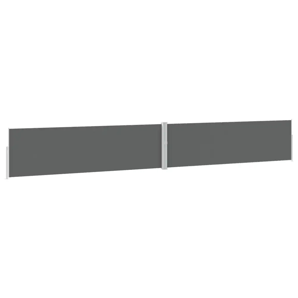 Tenda Laterale Retrattile per Patio 170x1200 cm Antracite