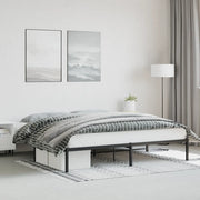 vidaXL Giroletto in Metallo Nero 200x200 cm