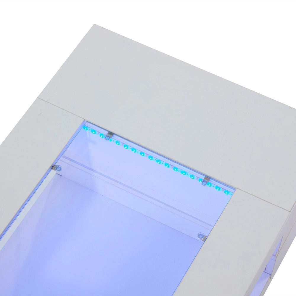Tavolino da Caff¨¨ LED con App Bluetooth ¨C MINIMAL ¨C Bianco, Salotto/Soggiorno