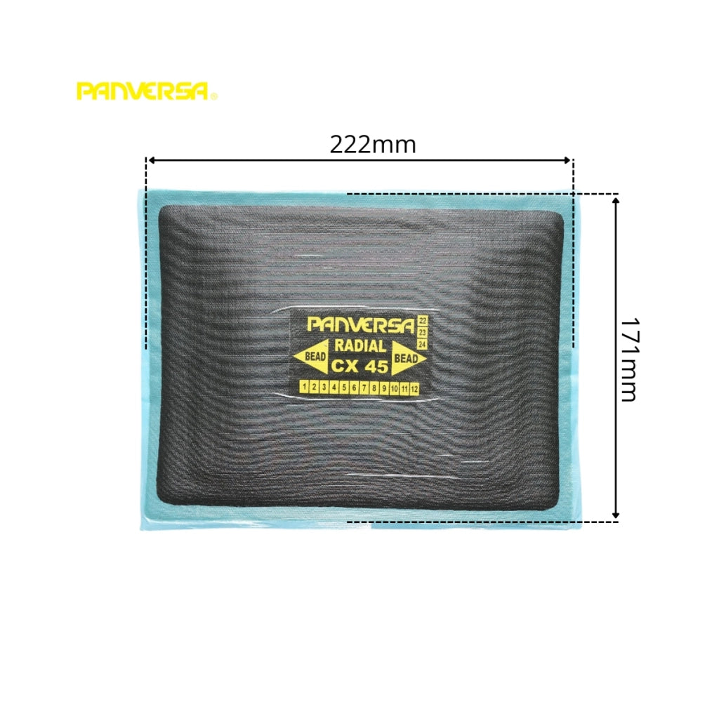 Toppe di vulcanizzazione radiali 171x222mm per pneumatici 10 pz/scatola CX-45 Panversa