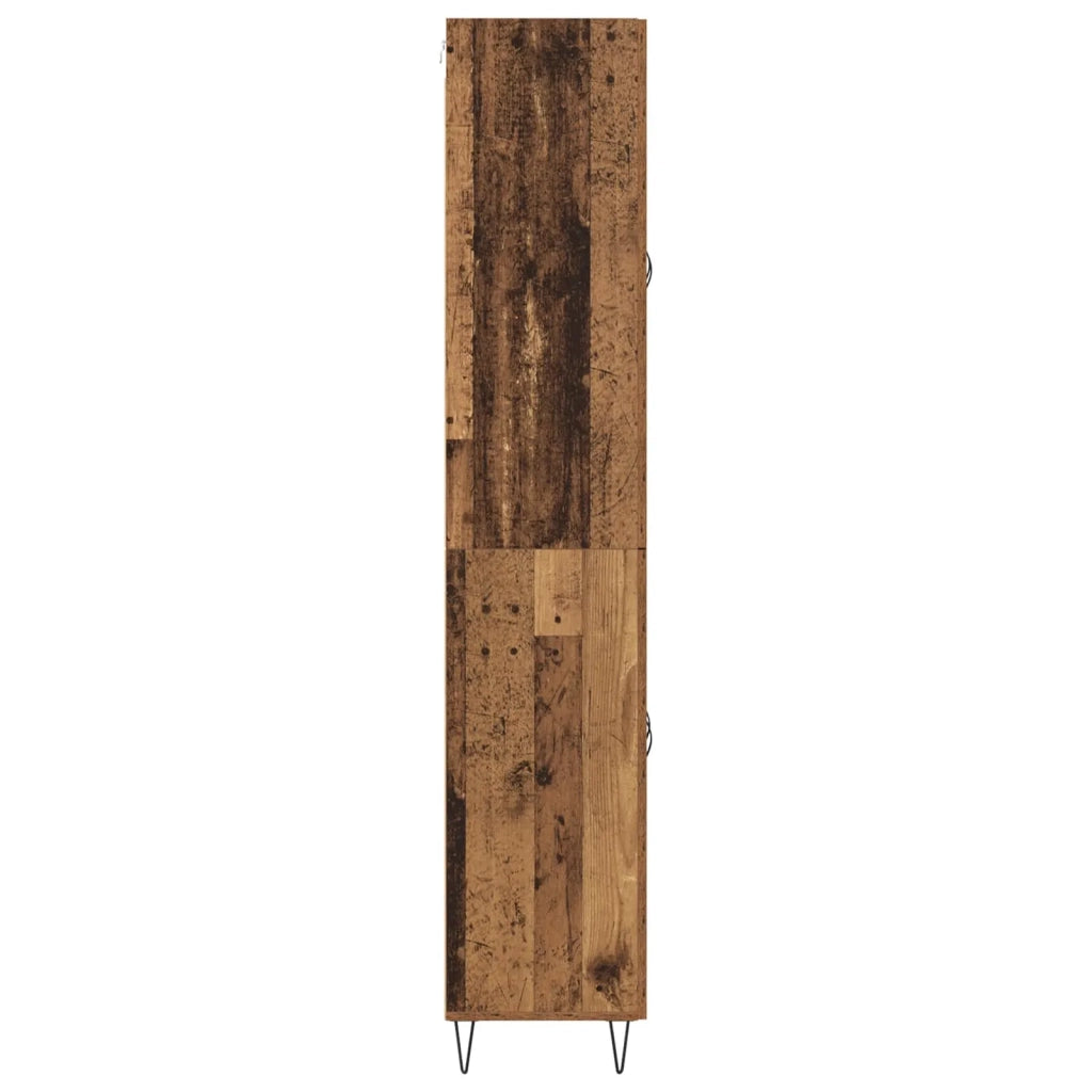 Credenza-Buffet-Armadio da cucina Legno vecchio 69,5 x 34 x 180 cm Legno multistrato 671968