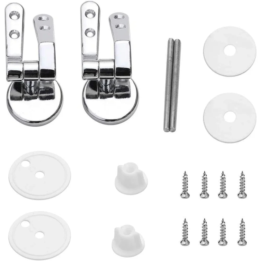 1 paio di cerniere di ricambio per sedile wc, kit cerniera sedil