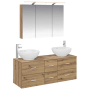 Set di mobili per il bagno 4 pcs Rovere Artigianale 3406982