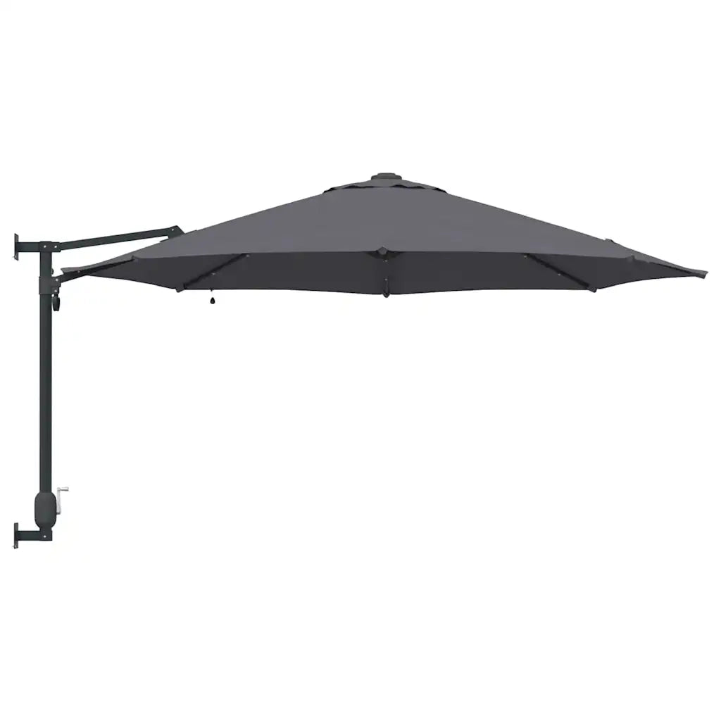 Ombrello da giardino-Ombrellone da spiaggia Antracite 248 x 248 x 148 cm 744472
