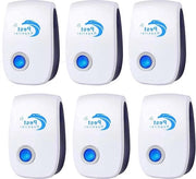 Eliminatore di insetti ultrasonico - 6 pezzi - Repellente per insetti - Protezione ultrasonica contro le zanzare - Repellente per insetti per interni - Eliminatore di roditori e insetti