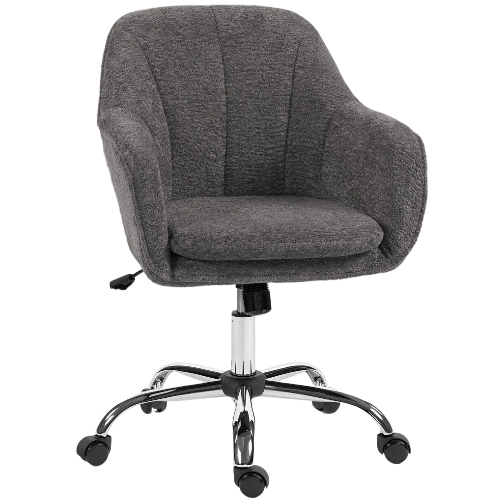 Sedia da ufficio ergonomica regolabile in altezza ¨C zephmum ¨C grigio
