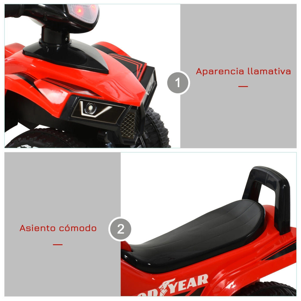 Letto a Soppalco per Bambini con Luci LED e Cassetti Segreti ¨C Zephmum ¨C Rosso 60x31x42 cm
