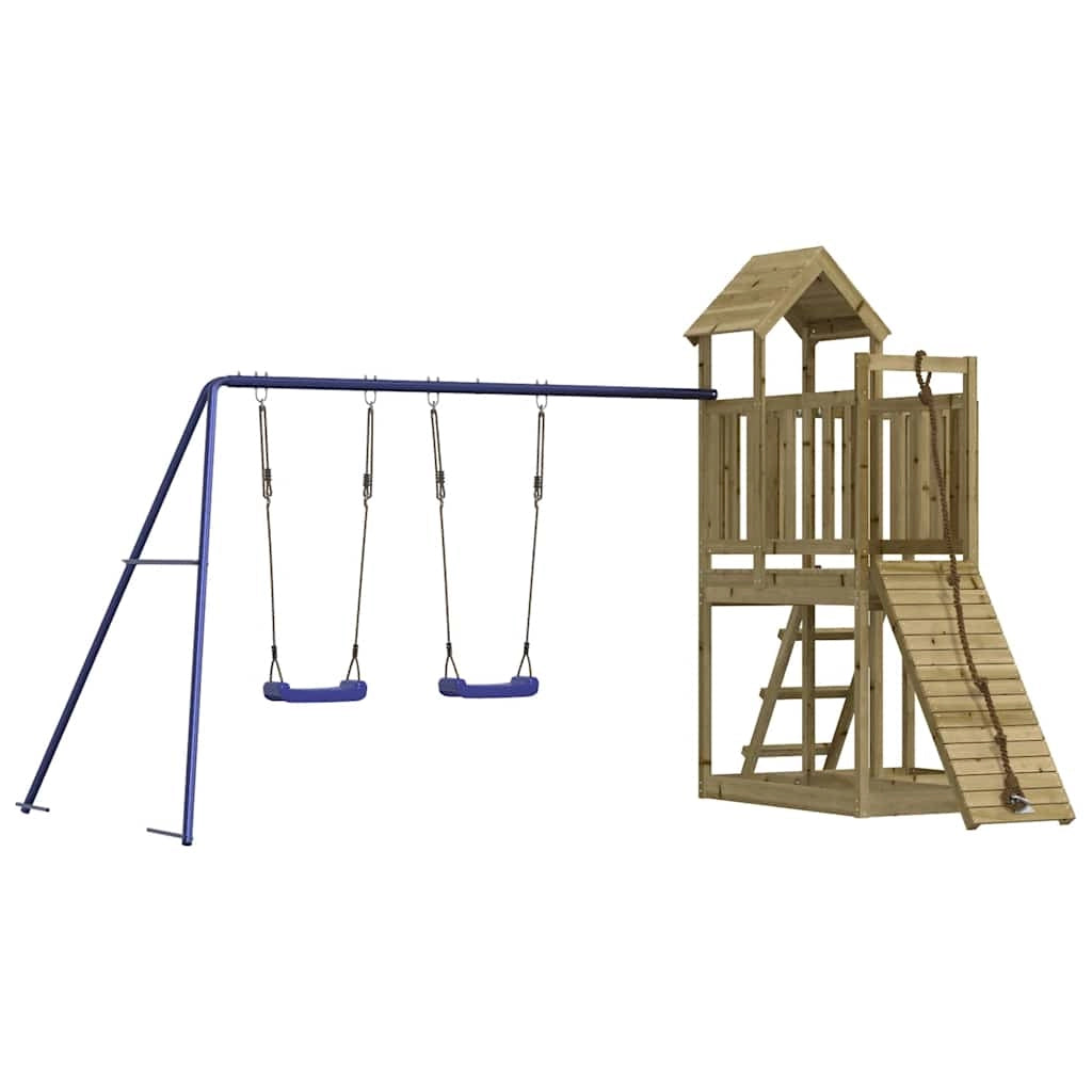 Set da Gioco da Esterno in Legno di Pino Impregnatocod mxl 77777