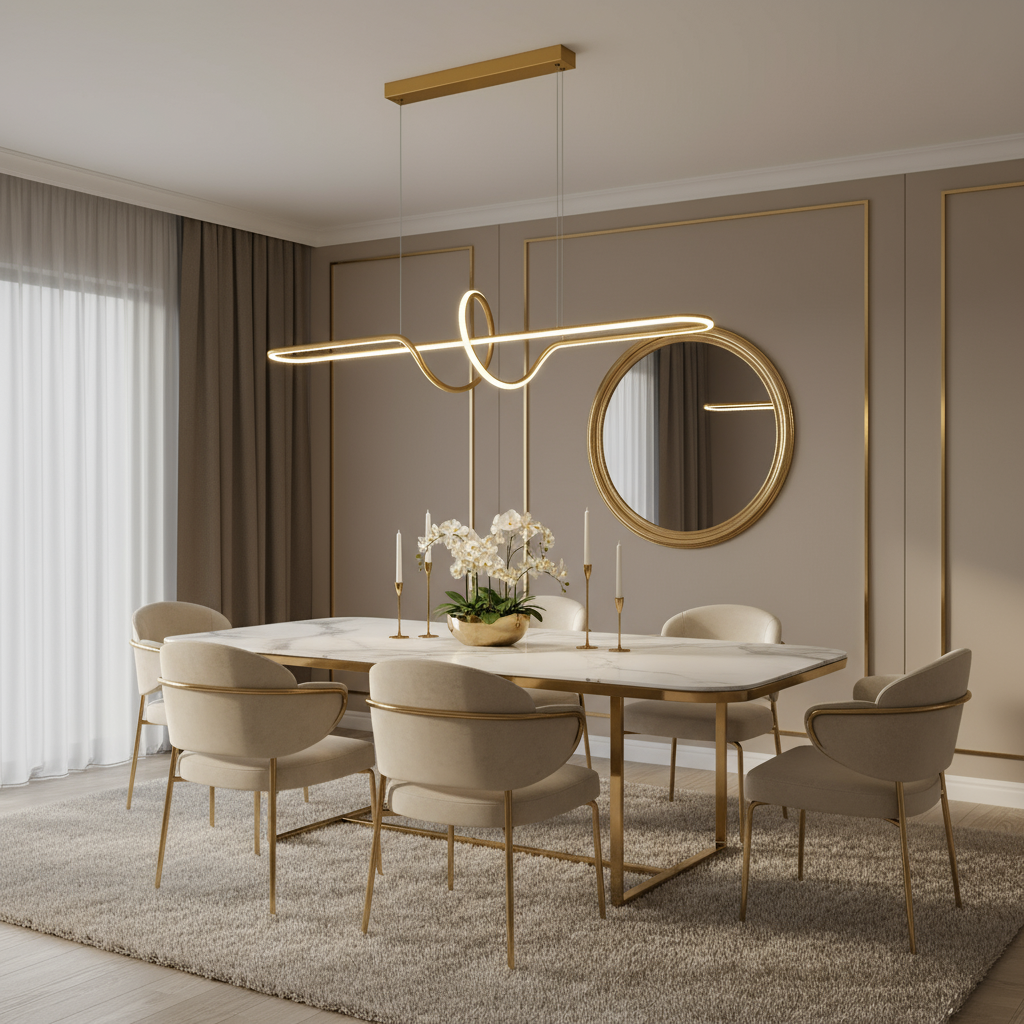 Lampada Led Lhj038-cp Brush Gold