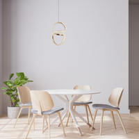 Lampada A Sospensione Led G077-3cpr Gold