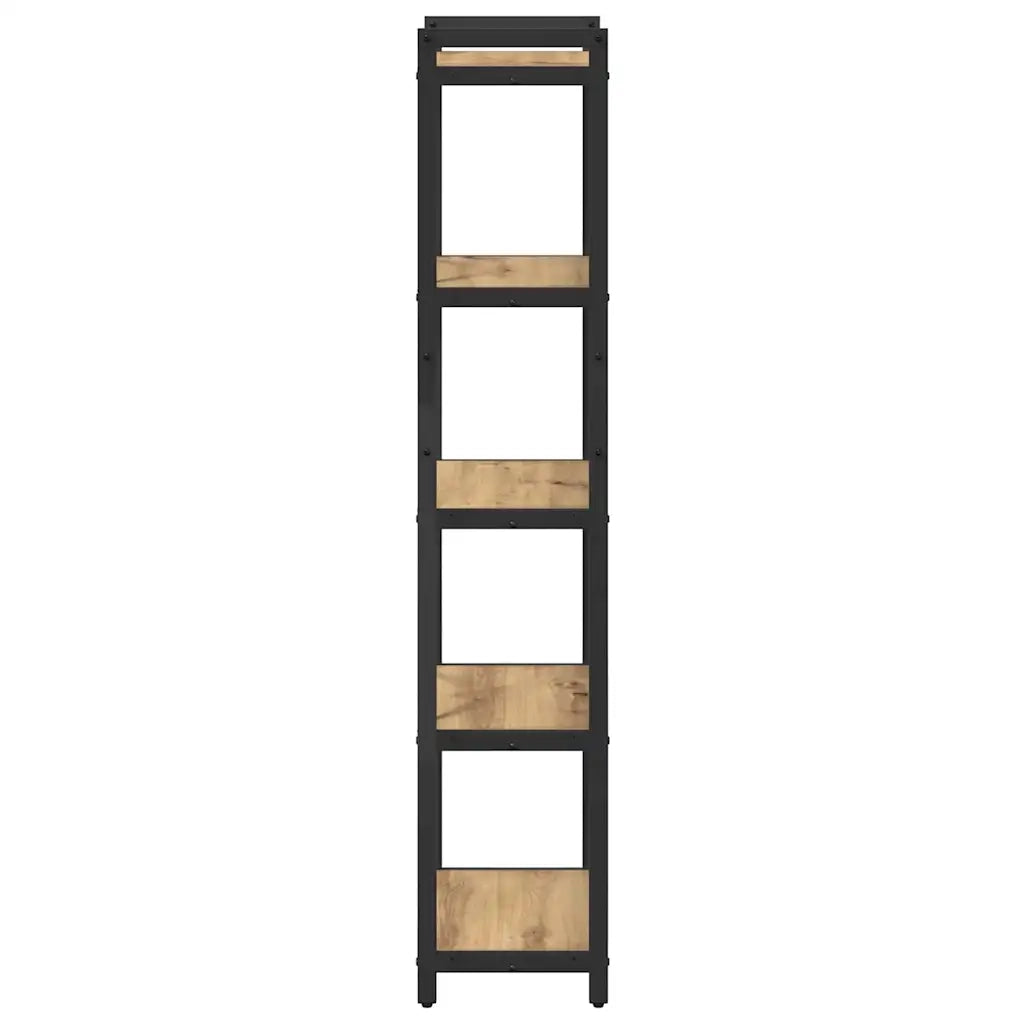 vidaXL Libreria rovere artigianale 40 x 30 x 153 cm Legno multistrato