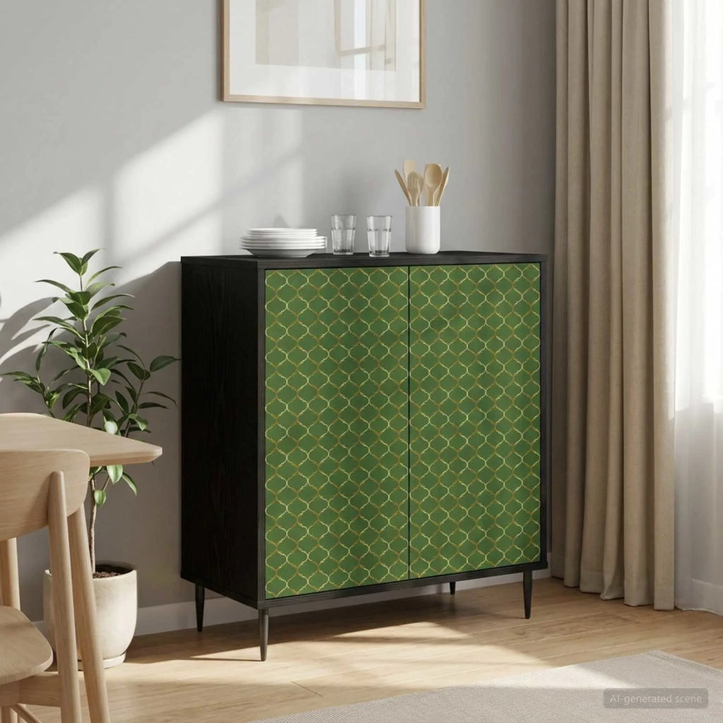 Credenza GELEEN Rovere Nero 69 x 33 x 76 cm 8006931