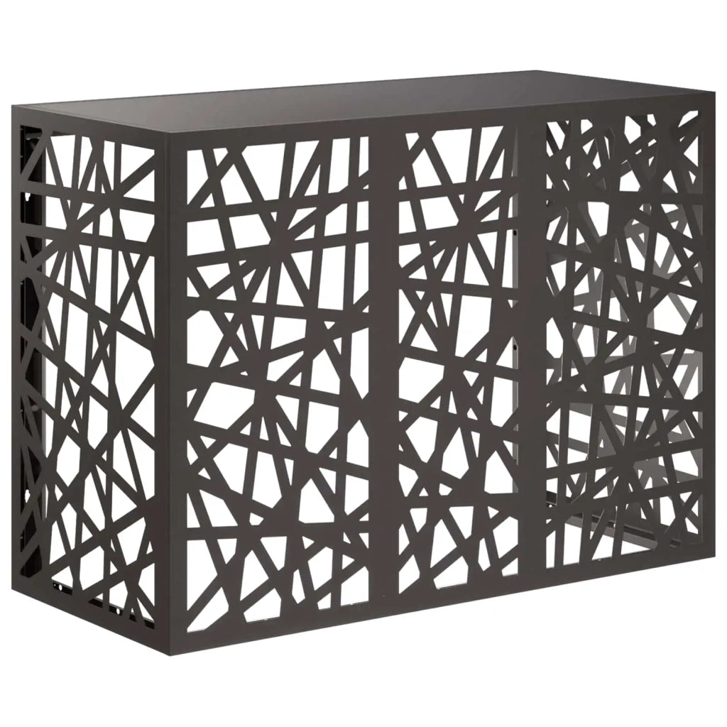 Copertura per condizionatore d'aria Nero 110 x 50 x 80 cm 8014164