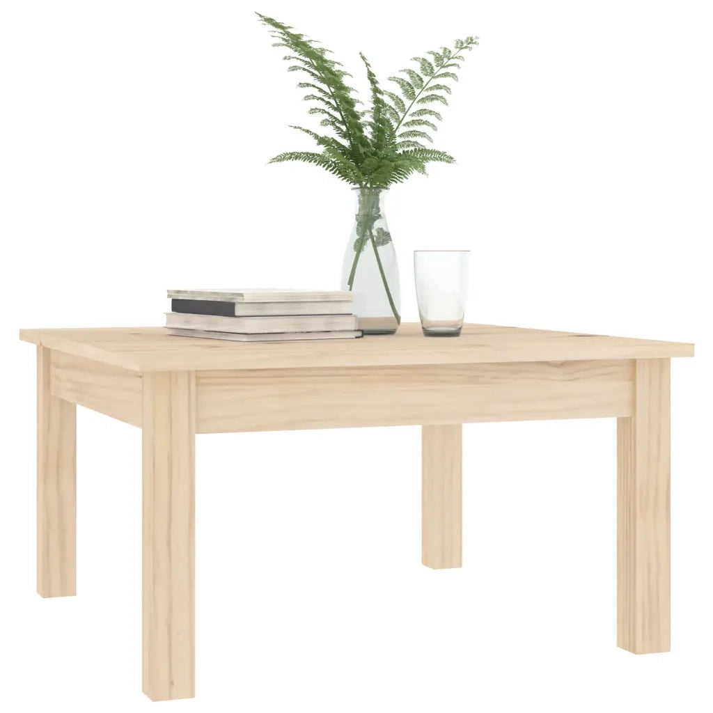 Tavolino da Salotto-Tavolino da soggiorno-Tavolo 55x55x30 cm Legno Massello di Pino