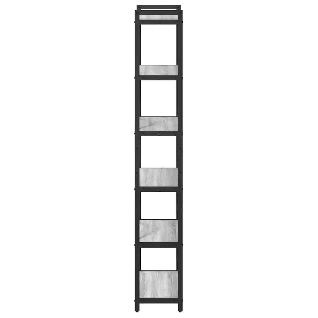 Libreria Grigio sonoma 40 x 30 x 189,5 cm Legno multistrato 868350