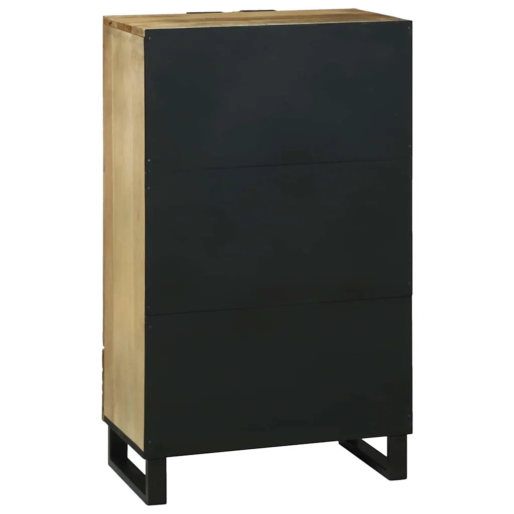 Credenza | Highboard Marrone 60 x 33 x 100 cm legno massello di mango