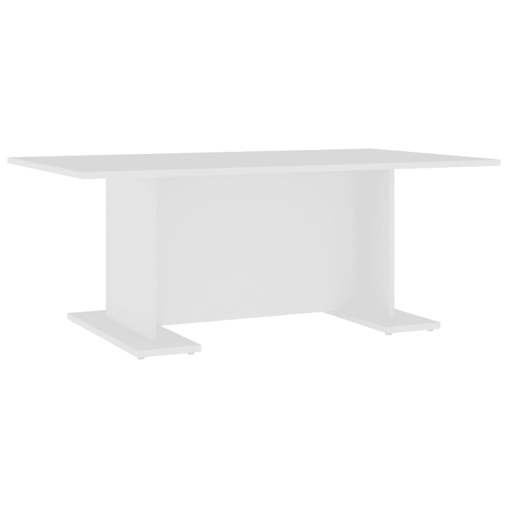 Tavolino da Salotto Bianco 103,5x60x40 cm in Legno Multistrato 806840