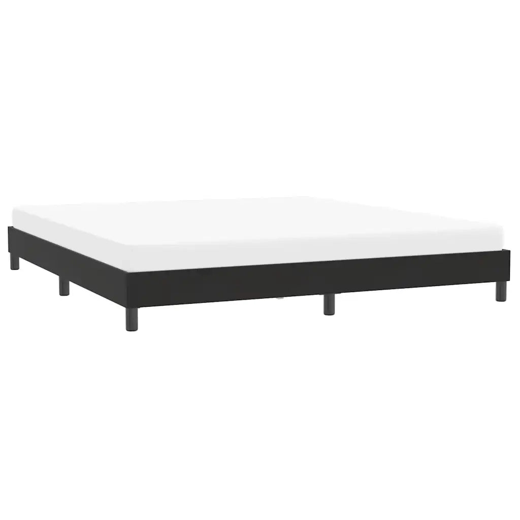 Giroletto senza Materasso Nero 200x210 cm in Velluto 4101375