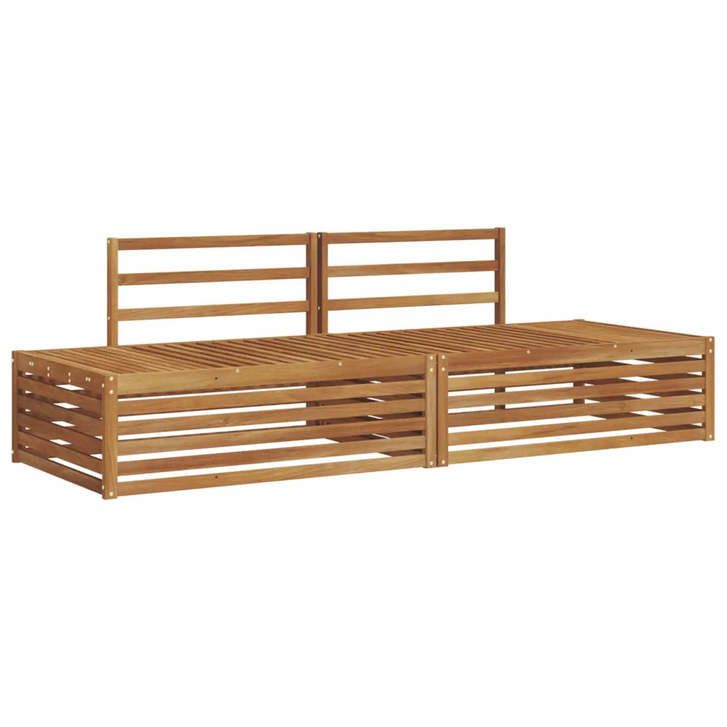 Set di divani da esterno Naturale 203,5 x 83 x 73 cm
