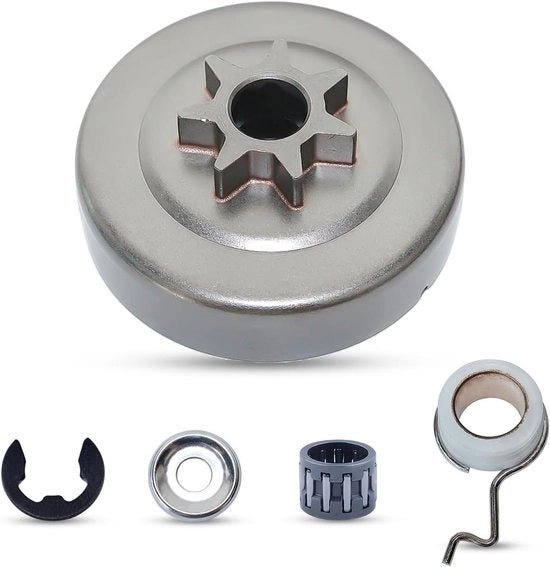 Kit di connessione tamburo ingranaggi con albero cardanico e ingranaggio a vite per Stihl 017, 018, 021 e 025 motoseghe a catena per sostituzione di OEM 1123 640 2074
