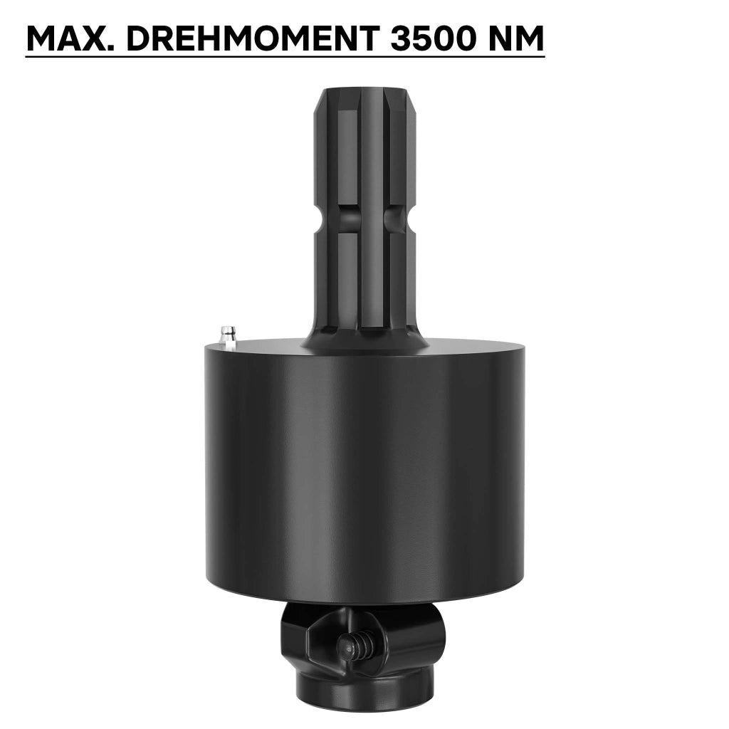 Frizione di sovraccarico cardano 220mm Filetto interno/esterno 1 3/8" Albero scanalato 6D Max 3500Nm