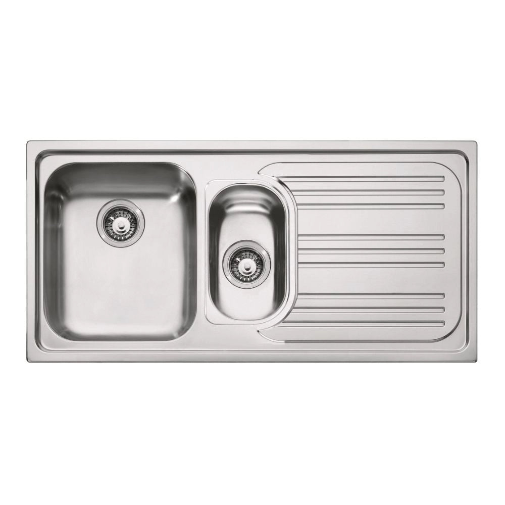 Lavello incasso Franke 1 vasca e 1/2 con gocciolatoio destro RRX651DX 100x50 inox