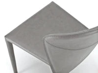E-STYLO Sedia moderna in similcuoio, ideale per aggiungere eleganza e comfort a sale da pranzo, soggiorni e zone living, 49cm X 56cm H. 82cm