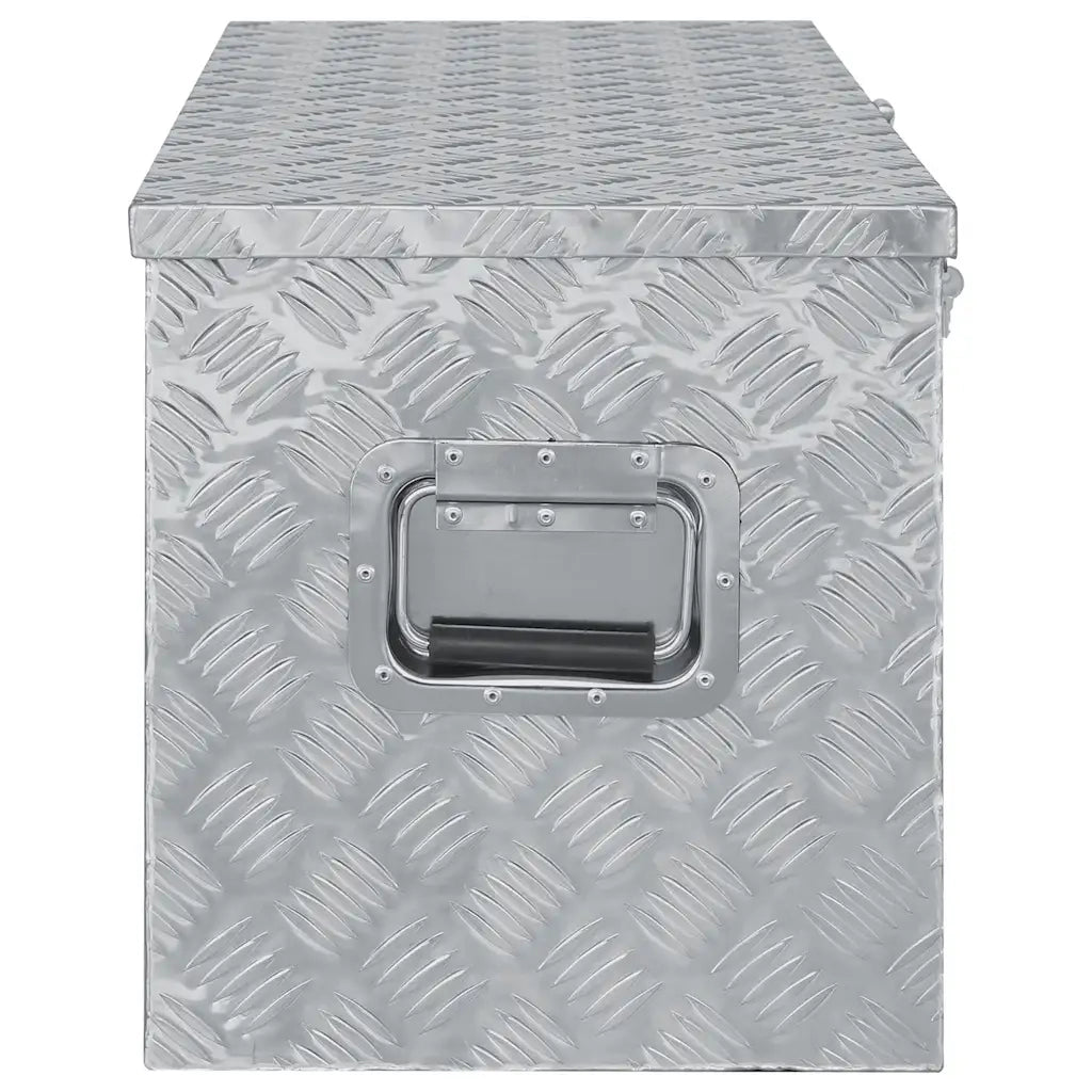 Cassetta in Alluminio 110,5x38,5x40cm Argento
