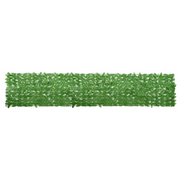 Paravento da Balcone con Foglie Verdi 400x75 cm
