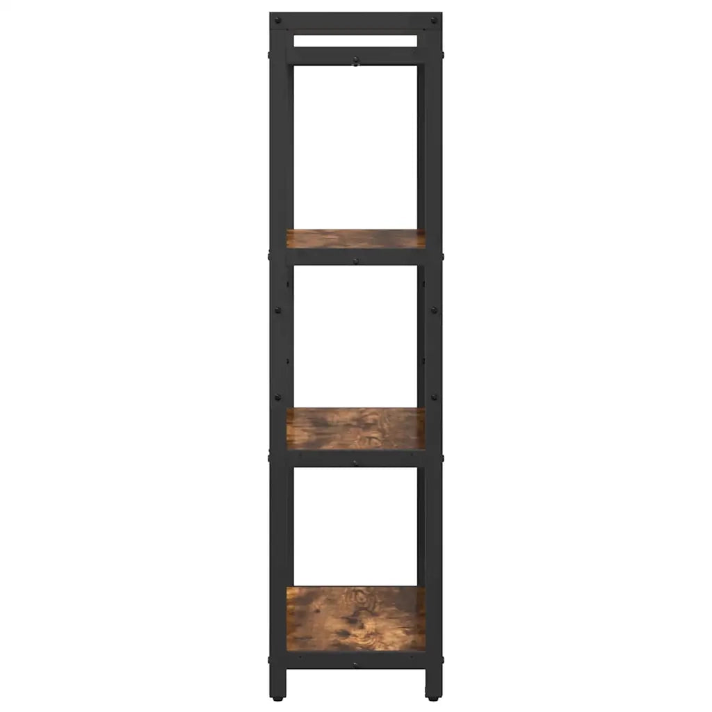 Libreria 60 x 30 x 120 cm Legno ingegnerizzato Rovere fumé 868391