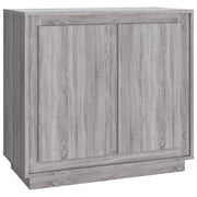 Buffet credenza cassettiera armadio mobile contenitore organizer cucina soggiorno Sonoma 80 x 34 x 75 cm legno ingegnerizzato grigio 02_0036536