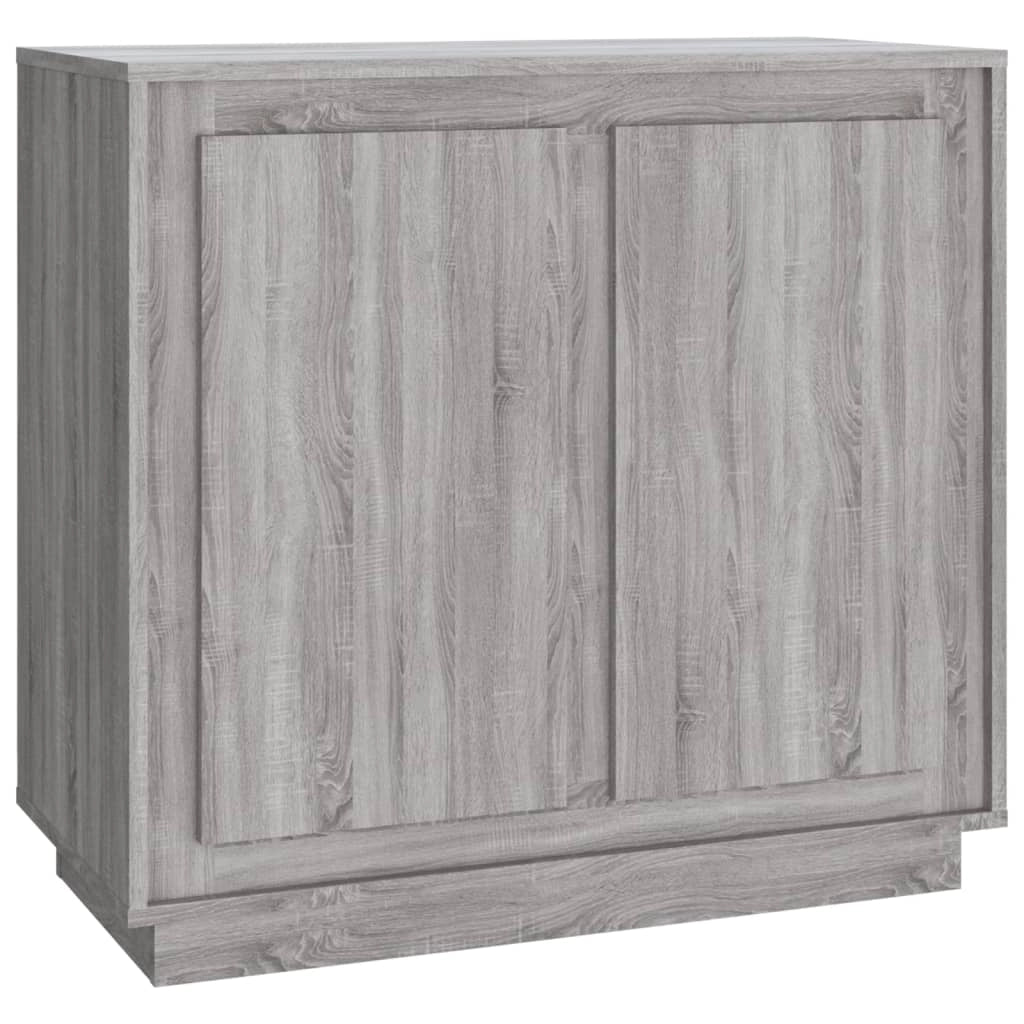 Buffet credenza cassettiera armadio mobile contenitore organizer cucina soggiorno Sonoma 80 x 34 x 75 cm legno ingegnerizzato grigio 02_0036536