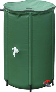 Regolabaricatore pieghevole - 250 litri - 88 x Ø 60 cm - plastica - verde - serbatoio d'acqua