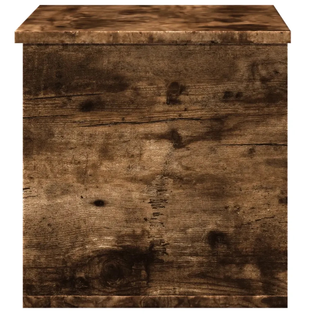 Contenitore Portaoggetti Rovere Fumo 60x35x35 cm in Truciolato 840678