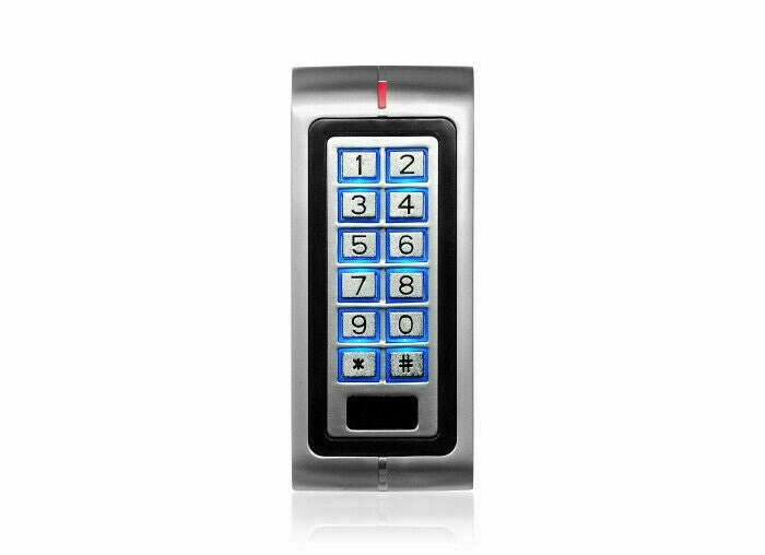LETTORE CON SENSORE DI PROSSIMITA' CHIAVE TRASPONDER RFID ACCESSI K2 12V LED