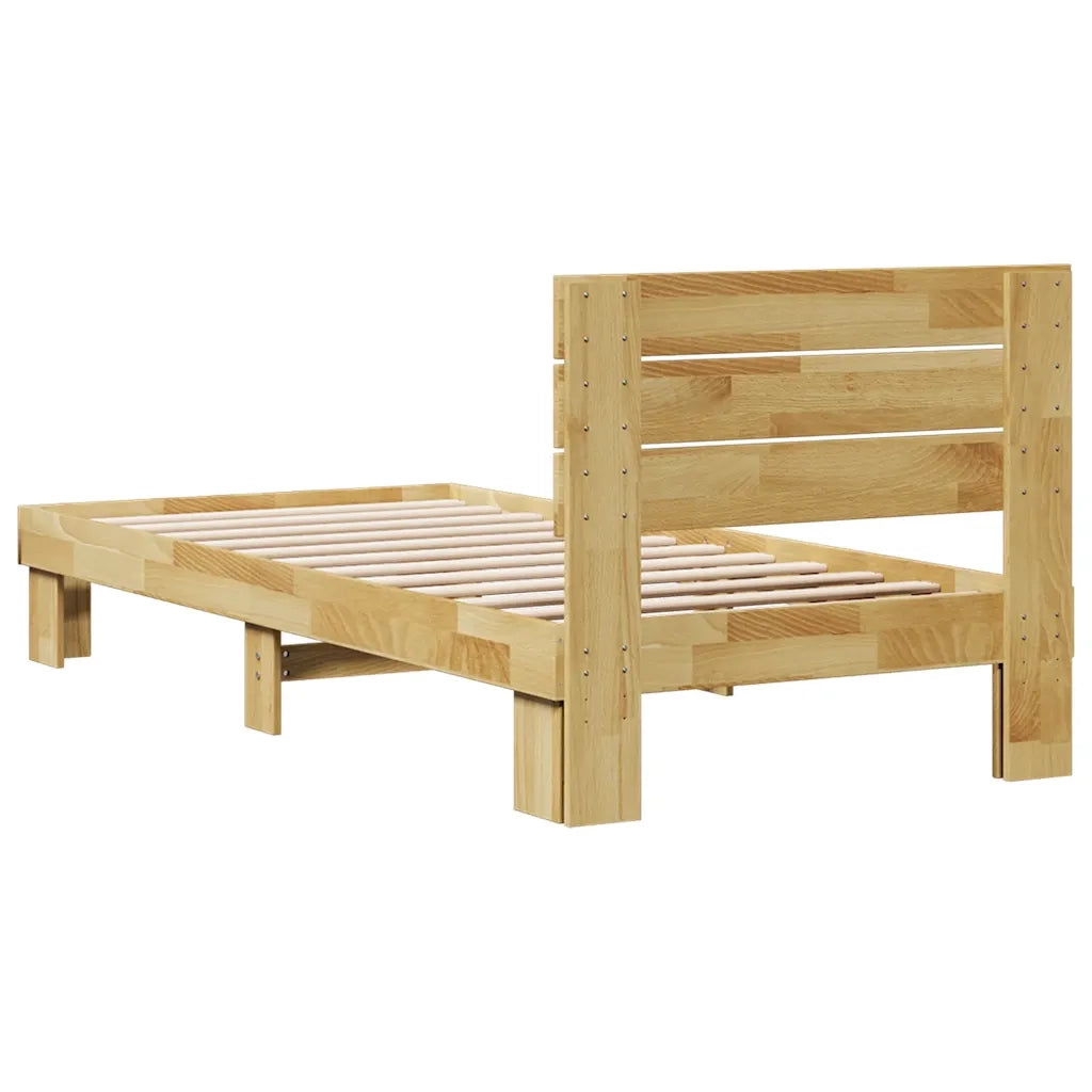 Struttura Letto con Testiera senza Materasso 75x190 cm 3315727
