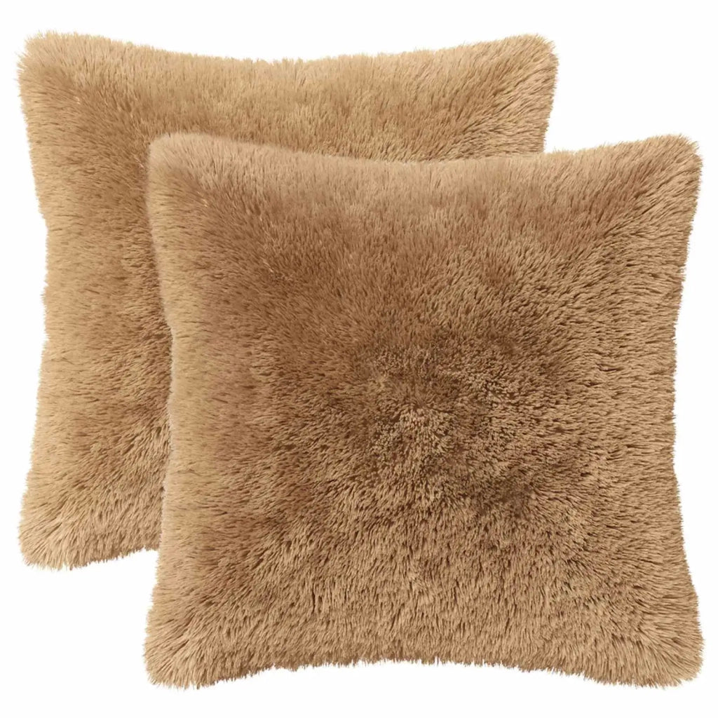 Federa 2 pcs HEERLEN Tortora 45 x 45 cm Fleece PV 910615
