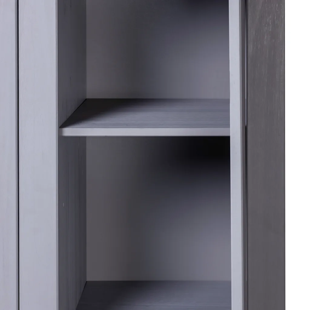 Armadio a 3 Ante Grigio 118x50x171,5cm in Pino Panama Range CFW5795995