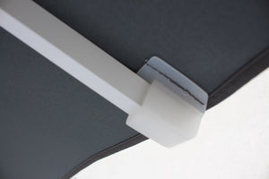 Ombrellone da Giardino 2,25x2,25 m Palo Ø40 mm in Alluminio Maffei Kronos Antracite