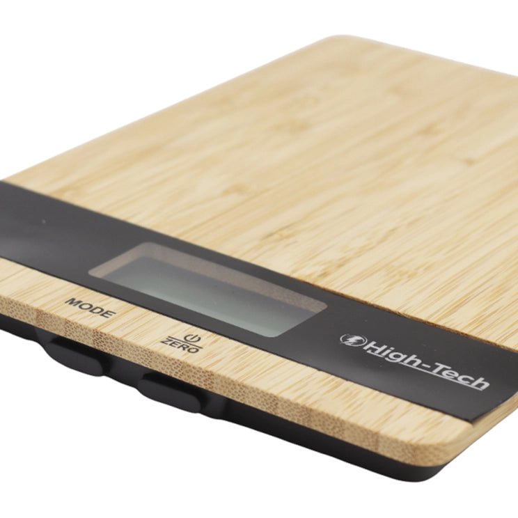 HIGH-TECH BILANCIA BAMBOO DIGITALE CON CAPACITÀ MASSIMA DI 5 KG MARRONE