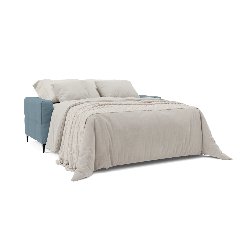 Gardenia Divano letto materasso alto 18 cm con poggiatesta reclinabili e rivestimento impermeabile T02 218 cm (mat. 160x197) carta da zucchero
