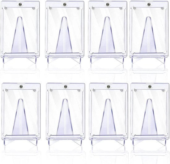 Scatole per carte da collezione trasparenti con caricatore magnetico - Carte da collezione magiche - Scatole per carte da collezione con standard 35PT