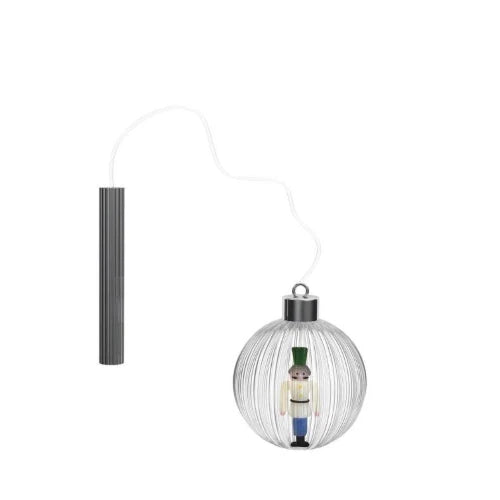 Lampada palla di Natale soldatino schiaccianoci