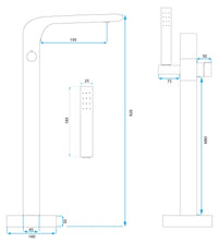 Rubinetto Indipendente Rea Clark Black