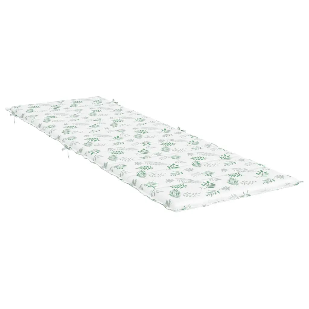 Cuscino per Lettino con Motivo a Foglie in Tessuto Oxford