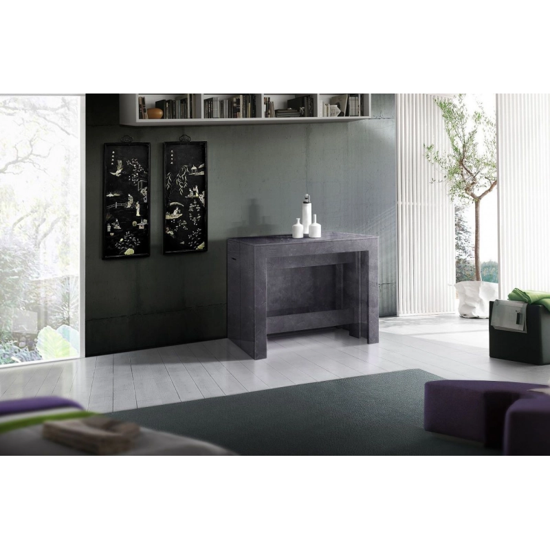 Console Estendibile Pratika – 52cm fino a 3 metri – Ardesia