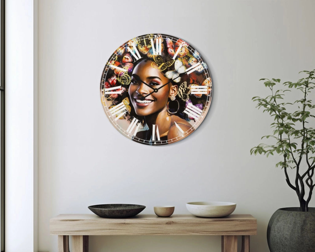 Orologio Kourt 60x4,5x60 cm in MDF Multicolor