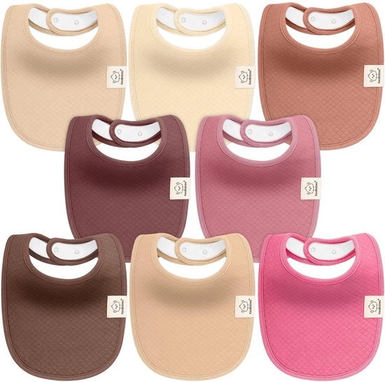 8 pacchetto di asciugamani biologici per bambini, asciugamani per bambini con denti da latte, asciugamani morbidi e assorbenti per bambini e bambini in età prescolare (palissandro)
