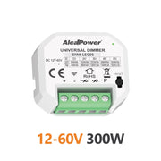 Alcapower Smart Dimmer 12-60V DC 300W per Strisce LED e Lampade, Modulo di Controllo Remoto per Automazione Luci Domestiche e Professionali